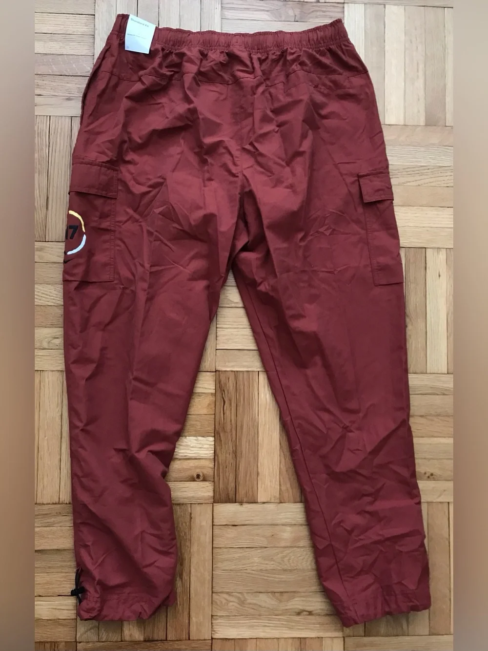 Size XL Mens Nike Sportswear N7 Open-Hem Woven Cargo Pants Red Brown II5752-641